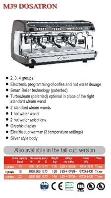 Traditional Coffee Machine M 39 Dosatron