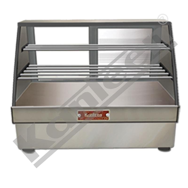 Inclined Flat Glass Display Counter Standard Model