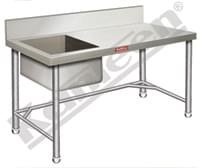 Work table with sink standard