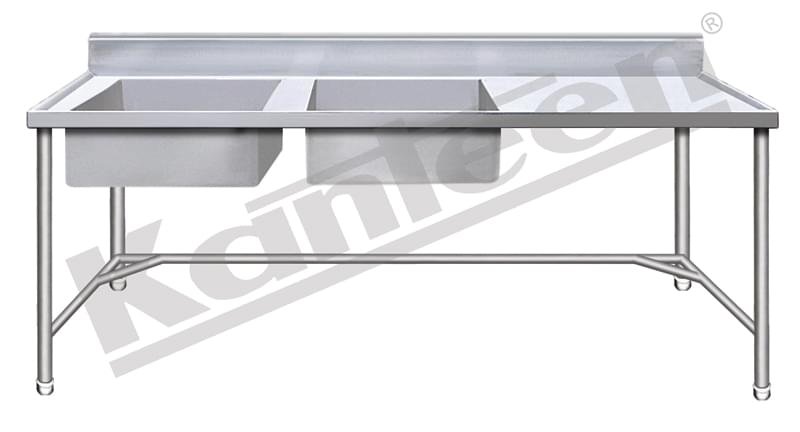 2 unit Sink with drain board