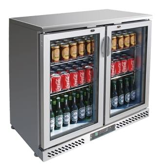 2 Door SS Back Bar Elanpro EBB-2D-SS